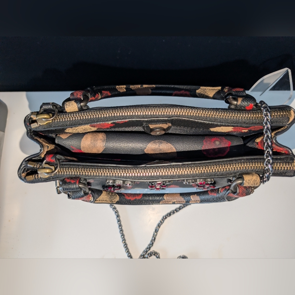 Coach Turnlock Borough Satchel and Matching Wallet - Picture 3 of 12